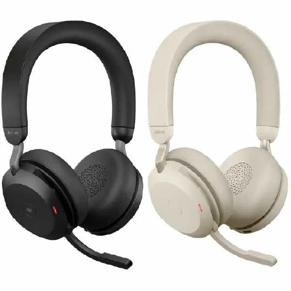 Jabra Evolve2 75 Wireless PC Headset with 8-Microphone Technology